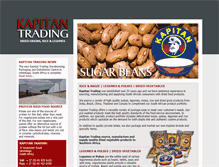 Tablet Screenshot of kapitantrading.com